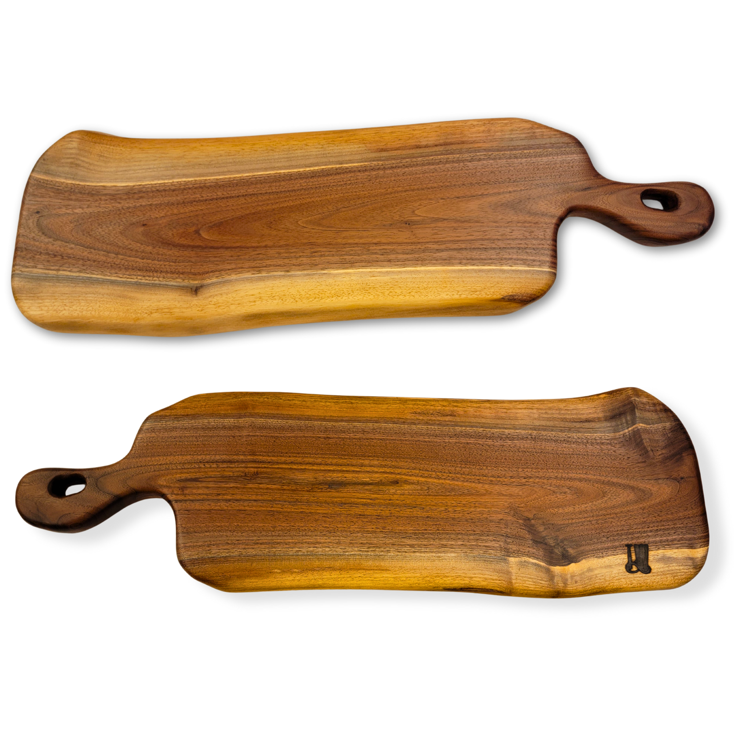 Live Edge Walnut Cutting Boards with Handle