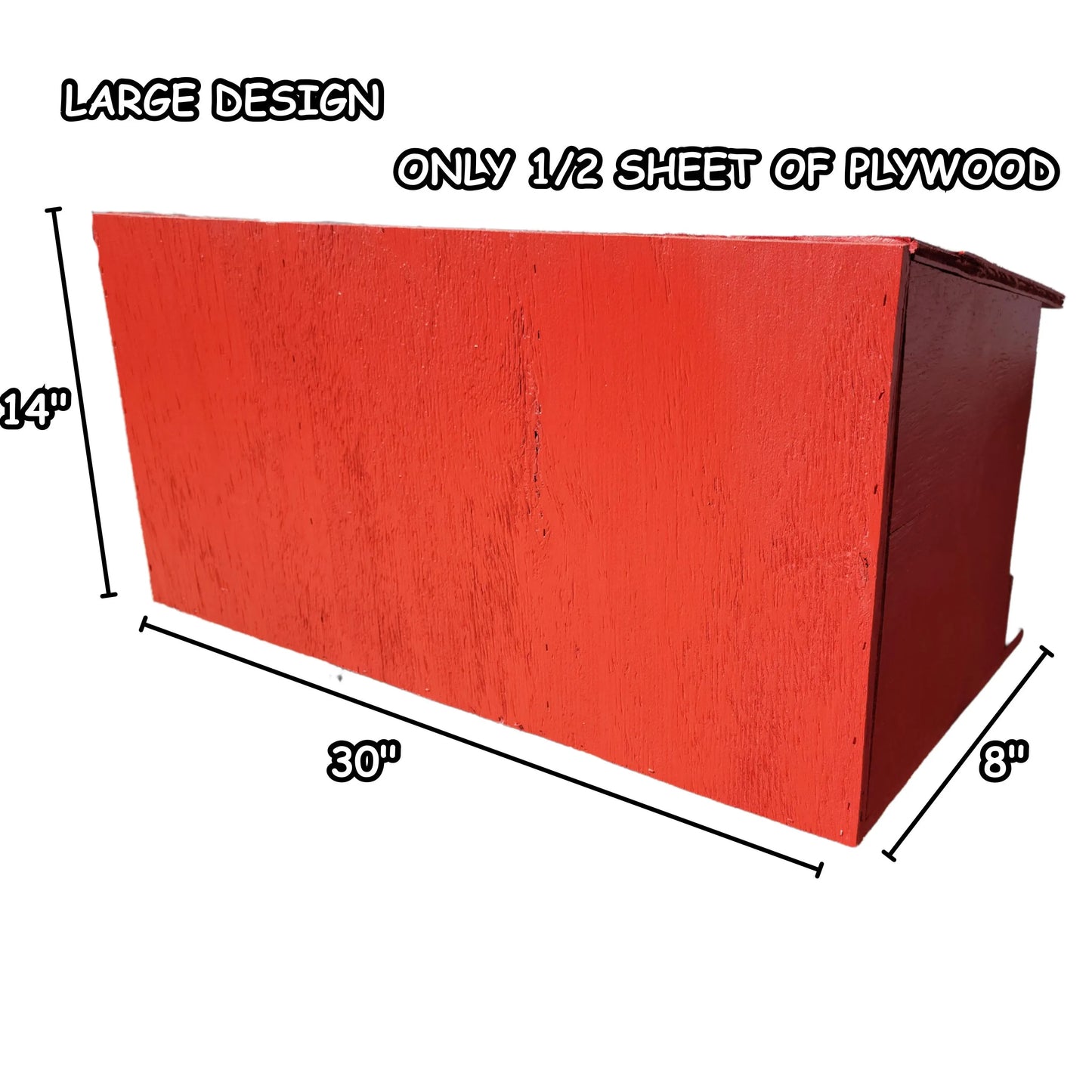 DIY X-Large Chicken Nesting Box Plans