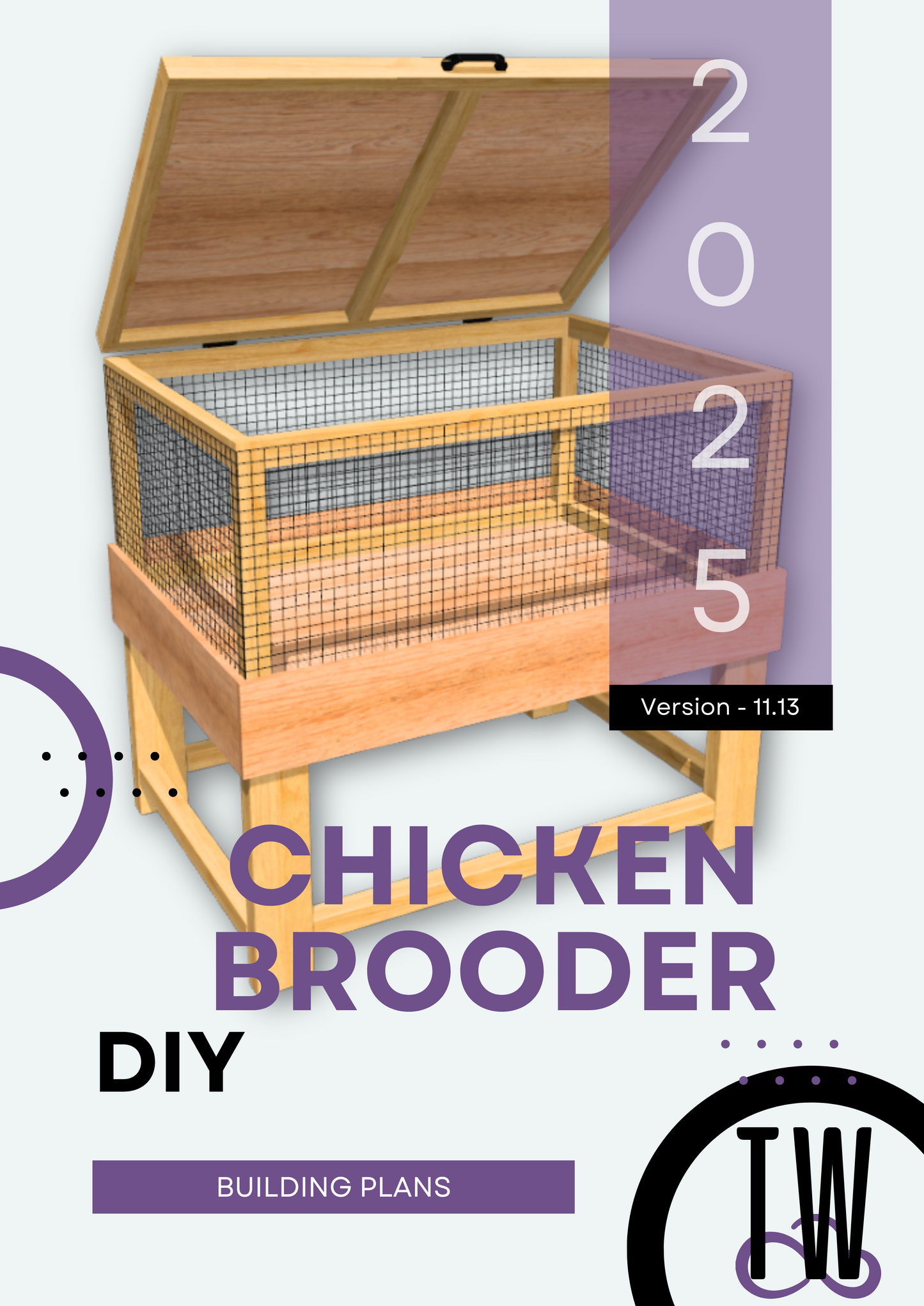 DIY Chicken Brooder & Small Animal Cage Plans