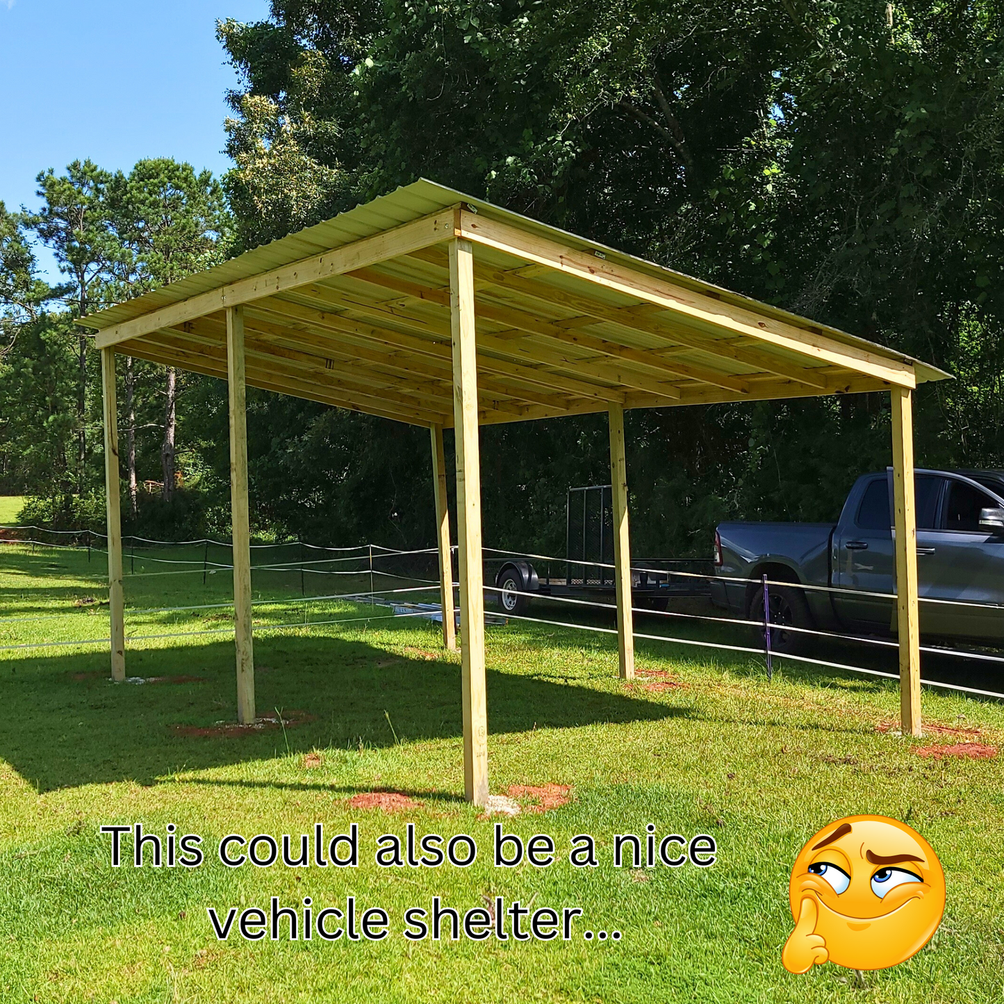 DIY 20x12x10 Horse Shelter Plans