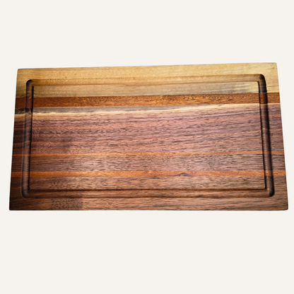 Walnut/Sapele Reversible Cutting Board 8.75" x 16" x 1.5"