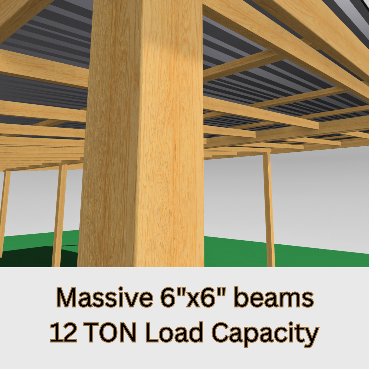 DIY 36x24x10 Pole Barn Plans