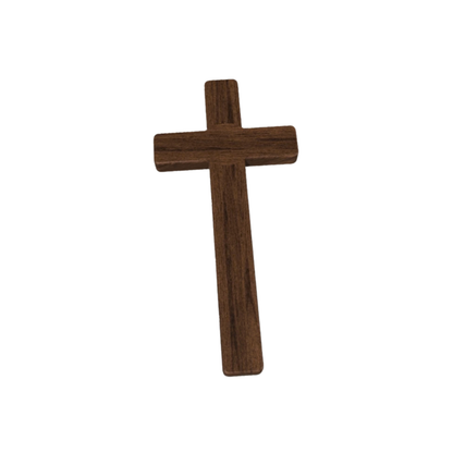 Rustic Handmade Wooden Cross with engraving option – Solid Wood Christian Decor with Natural Oil & Beeswax Finish