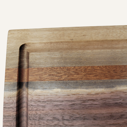 Walnut/Sapele Reversible Cutting Board 8.75" x 16" x 1.5"
