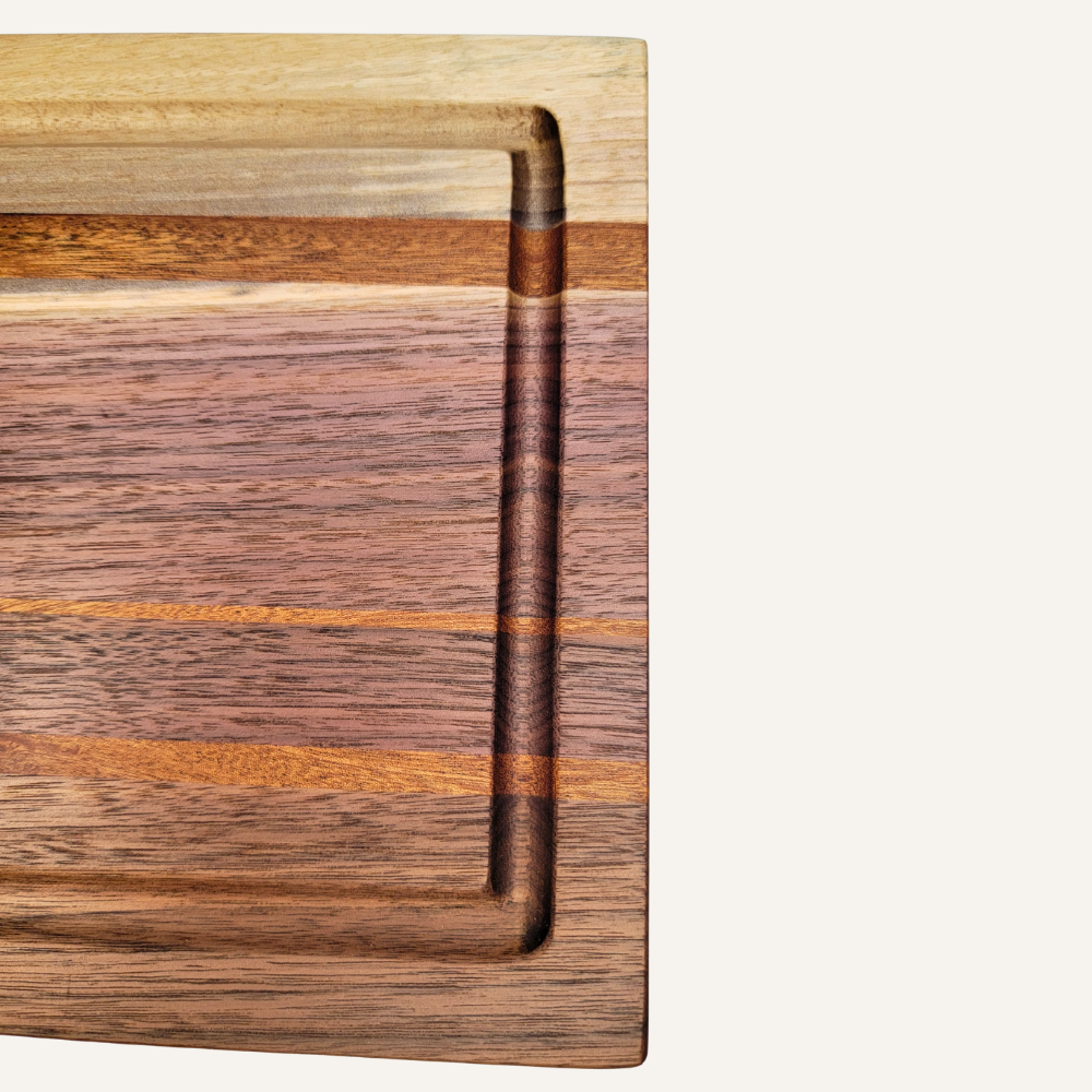 Walnut/Sapele Reversible Cutting Board 8.75" x 16" x 1.5"