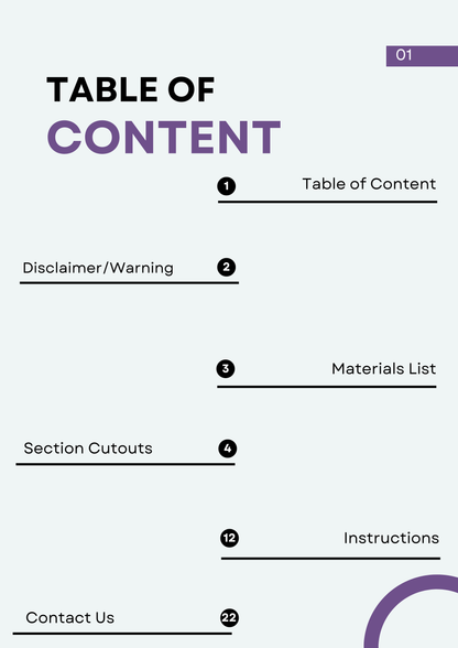Inserto de soporte para pezuña de caballo para soporte de gato, planos para hacer uno mismo