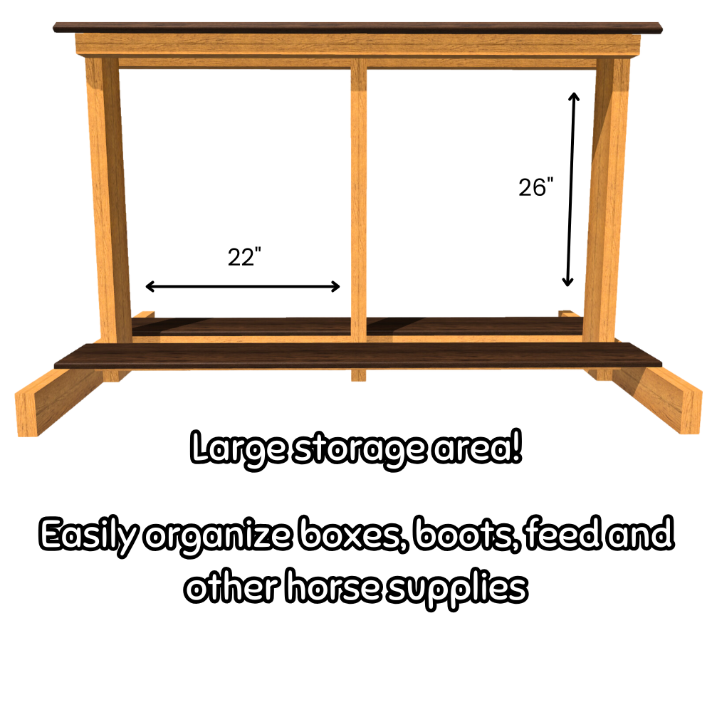 Bastidor de silla de montar doble, planos de bricolaje