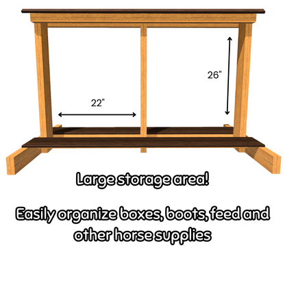 Bastidor de silla de montar doble, planos de bricolaje