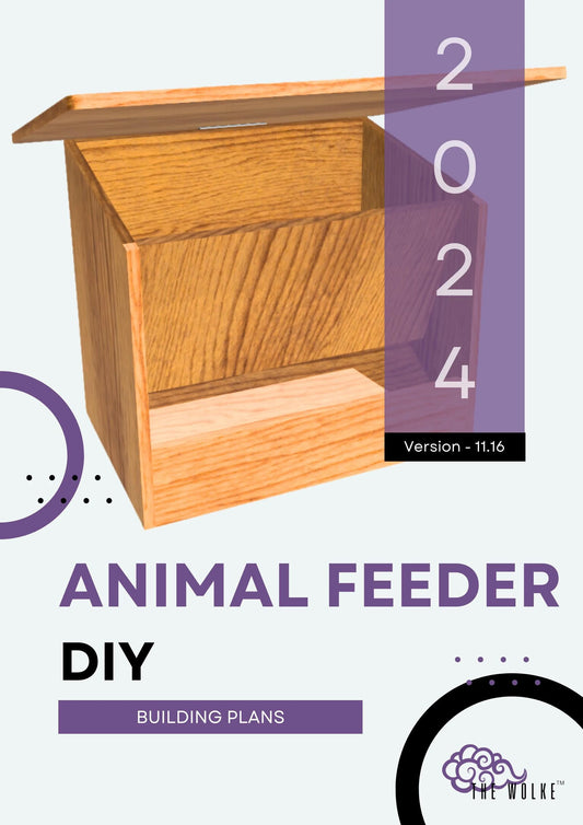 Outdoor Animal Gravity Feeder, DIY Blueprints