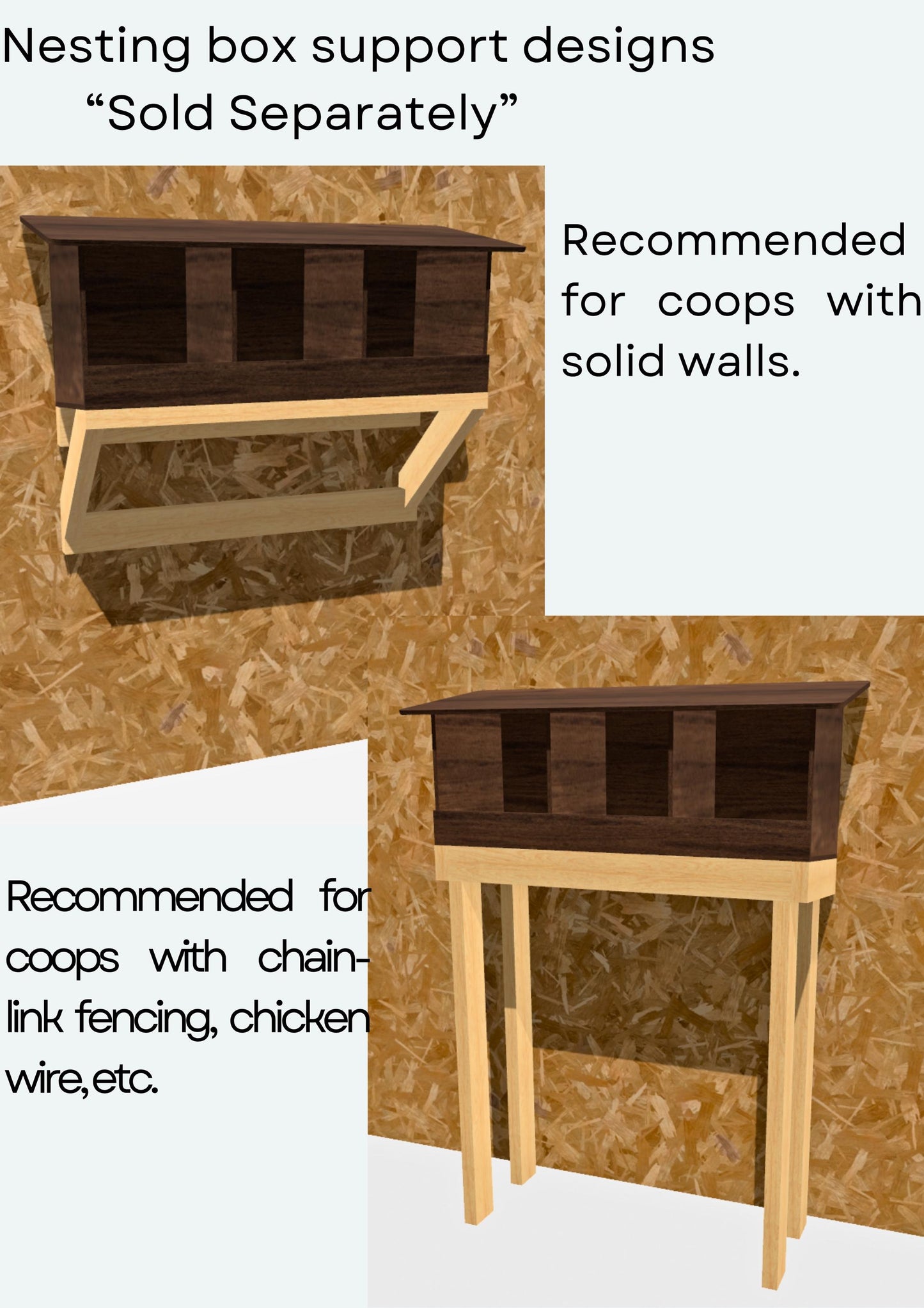 DIY Reversed Roll Out Nesting Box Plans
