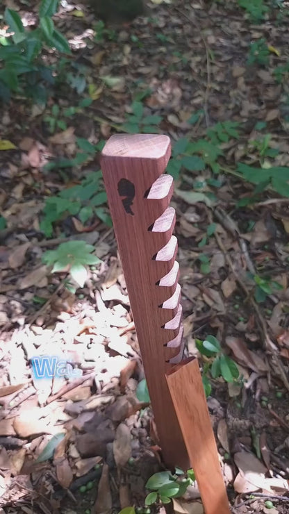 Worm Wrangler 5000: Worm Grunting Stick, Worm Caller, Made for Endless Bait Collection, Composting, Experiment and Family Fun